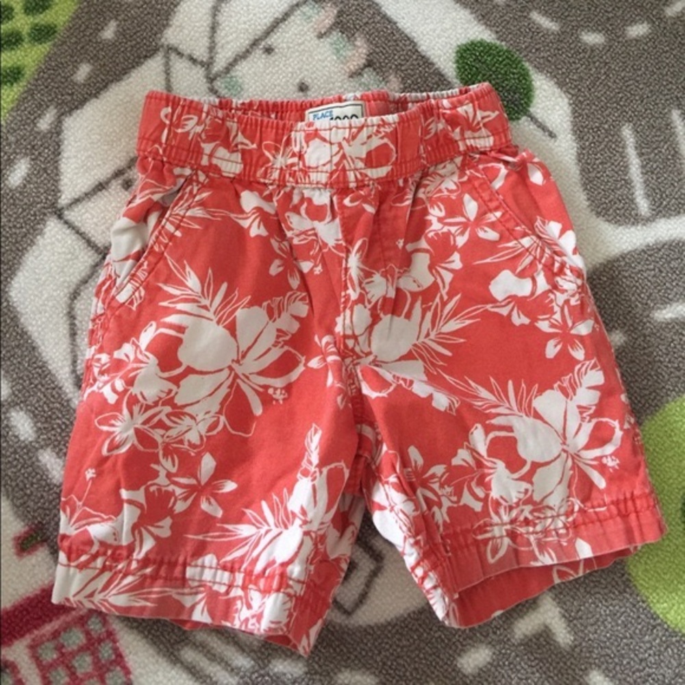 Floral Shorts. 18-24 months